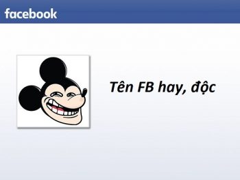 Tên fb hay, tên fb đẹp