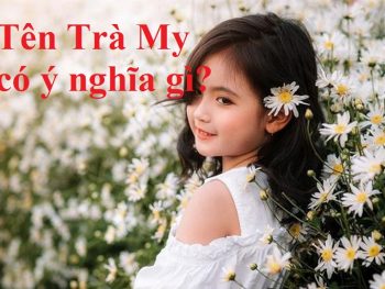 Ý nghĩa tên Trà My, tên Trà My có ý nghĩa gì?