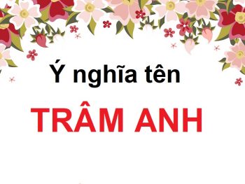 Giải mã ý nghĩa tên Trâm Anh